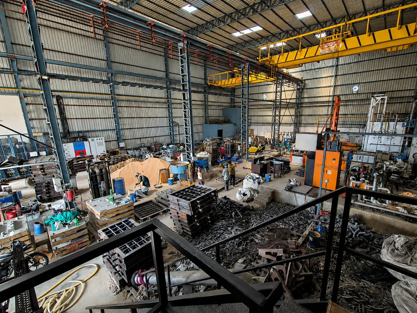 Inside the AD Engineers steel casting foundry in Faridabad